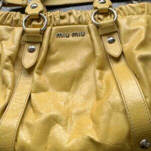Miu Miu Yellow Bag